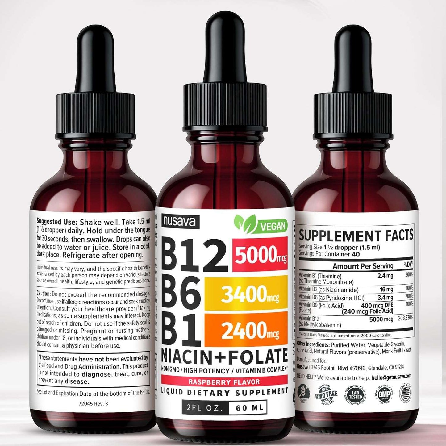 Vitamina B12 Sublingual — Pack x2 Unidades | Complejo B