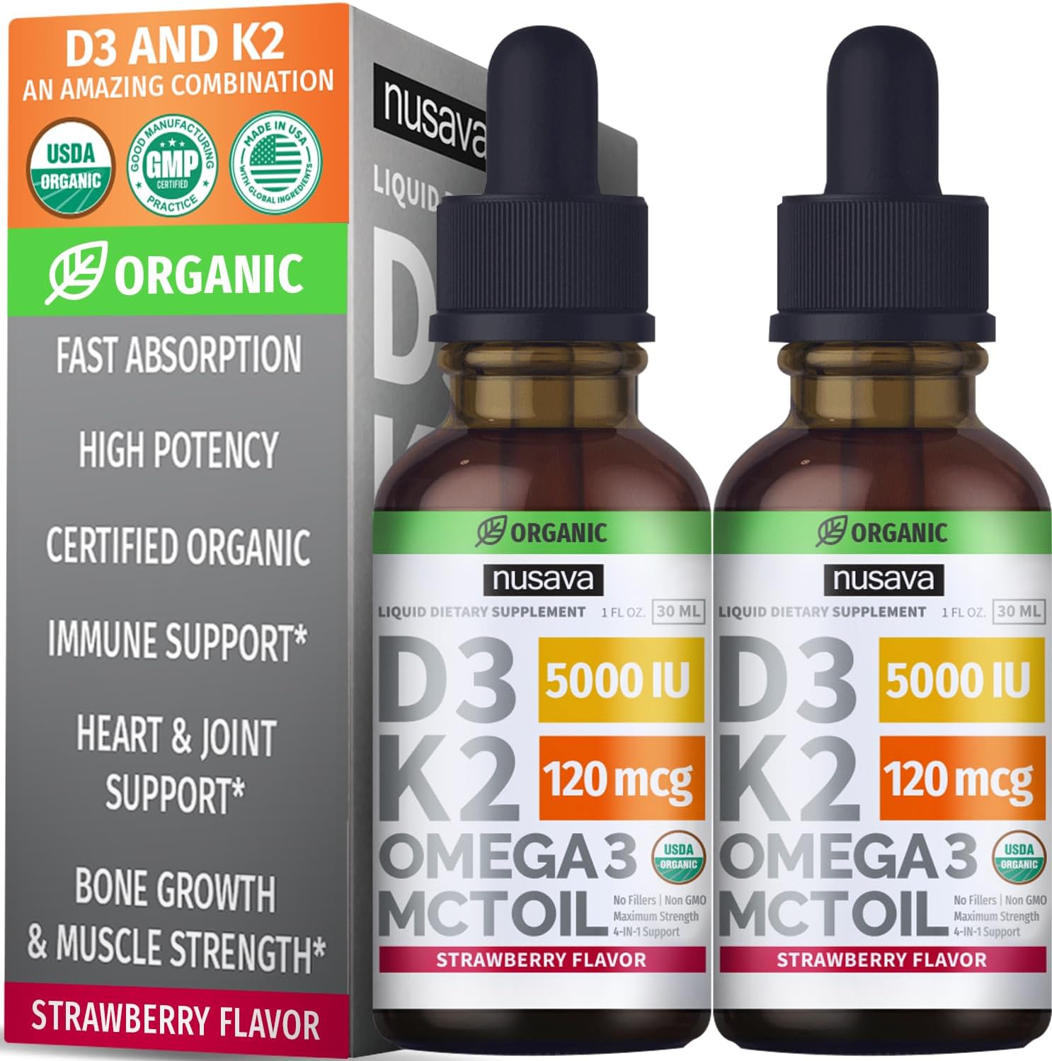 Pack Gotas Vitamina B12 + D3 K2 Líquidas para Bienestar Diario